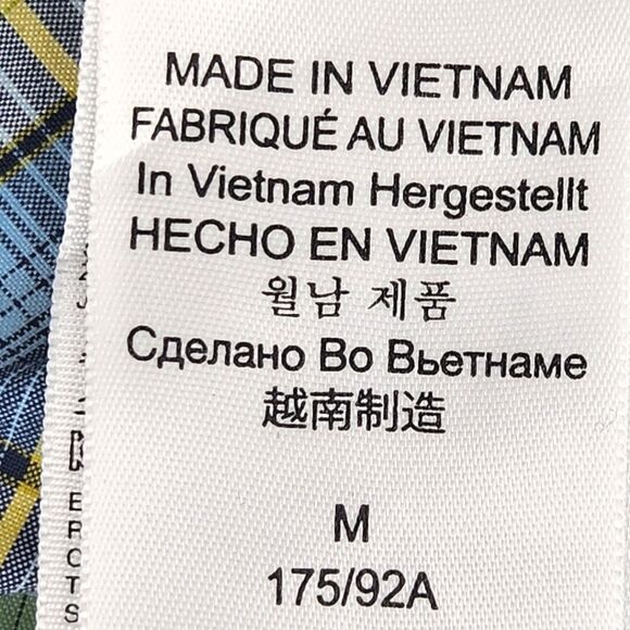 Marmot Camp Shirt Mens Size Medium Plaid Button Up Gorpcore Outdoors Hiking - Picture 9 of 9